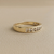 Channel Set Diamond Band Yellow Gold 0.45tcw