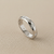 Scattered Diamond Band White Gold 0.16tcw Size 6.25