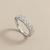 Cluster Diamond Wedding Ring 0.40tcw 4.50mm