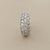 Flower Cluster Diamond Ring 1.33tcw White Gold