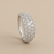 Flower Cluster Diamond Ring 1.33tcw White Gold