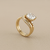 2.50 Carat Cushion Cut Engagement Ring Set