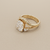 2.50 Carat Cushion Cut Engagement Ring Set
