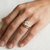 Cushion-cut diamond engagement ring — three-quarter angle (3)