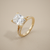 2.50 Carat Cushion Cut Diamond Engagement Ring