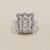Vintage-Inspired Diamond Cluster Ring (0.82tcw)