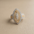 Marquise diamond cluster ring 14K two-tone front view