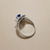 Vintage Sapphire Diamond Ring 1.21tcw | Vintage Engagement Ring
