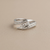 White gold bypass diamond ring channel setting 8.30mm front