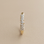 Vintage diamond ring 14K yellow gold top view 4mm