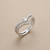 Oval Diamond Chevron Band 0.50tcw | Double Row