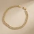 10kt Gold Miami Cuban Bracelet 1.62tcw 7.25'' Inches 8.70g - 4.85mm
