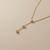 Gold Beaded Necklace 3.00g