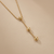 Gold Beaded Necklace 3.00g