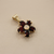 Garnet Flower Pendant 3.95g