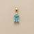 Emerald Cut Blue Topaz Pendant 1.20tcw