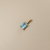 Emerald Cut Blue Topaz Pendant 1.20tcw