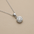 Bezel-Set Solitaire Diamond Pendant Necklace 0.35tcw