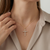 0.23tcw natural diamond cross in 14kt gold close-up
