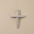 Vintage Diamond Cross Pendant 0.21tcw White Gold 10kt