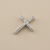 Vintage Diamond Cross Pendant 0.21tcw White Gold 10kt