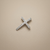 Vintage diamond cross necklace 10kt white gold detail