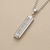 Invisible Set Diamond Pendant White Gold 0.36tcw