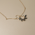 Sapphire Diamond Vintage Floral Necklace Yellow Gold 2.05tcw