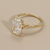 Half-Bezel Radiant Cut Diamond Engagement Ring With Hidden Diamonds 2.78tcw