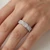 Baguette & Round Diamond Band 0.91tcw White Gold