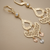 Tri-Color Gold Diamond Heart Filigree Dangle Earrings 4.65g