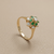 Emerald Diamond Ring 0.61tcw | Vintage Diamond Ring