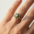Emerald Diamond Ring 0.61tcw | Vintage Diamond Ring
