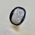 Black Enamel Diamond Ring 1.00tcw