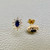 Marquise sapphire earrings