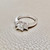 Timeless Elegance 1.19tcw Three Stone Diamond Ring in 14kt White Gold.