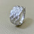 Elegant white gold Matte Diamond Ring with a modern matte finish.
