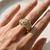 Vintage Dome Diamond Cocktail Ring | 14K Yellow Gold 0.41 ct tw