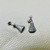 Elegant 0.43tcw Diamond Bell Earrings in 14kt White Gold. Elegant 0.43tcw Diamond Bell Earrings in 14kt White Gold.