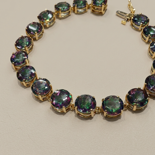 Mystic Topaz Gold Bracelet 14kt Yellow Gold &mdash; Treasured & Co.