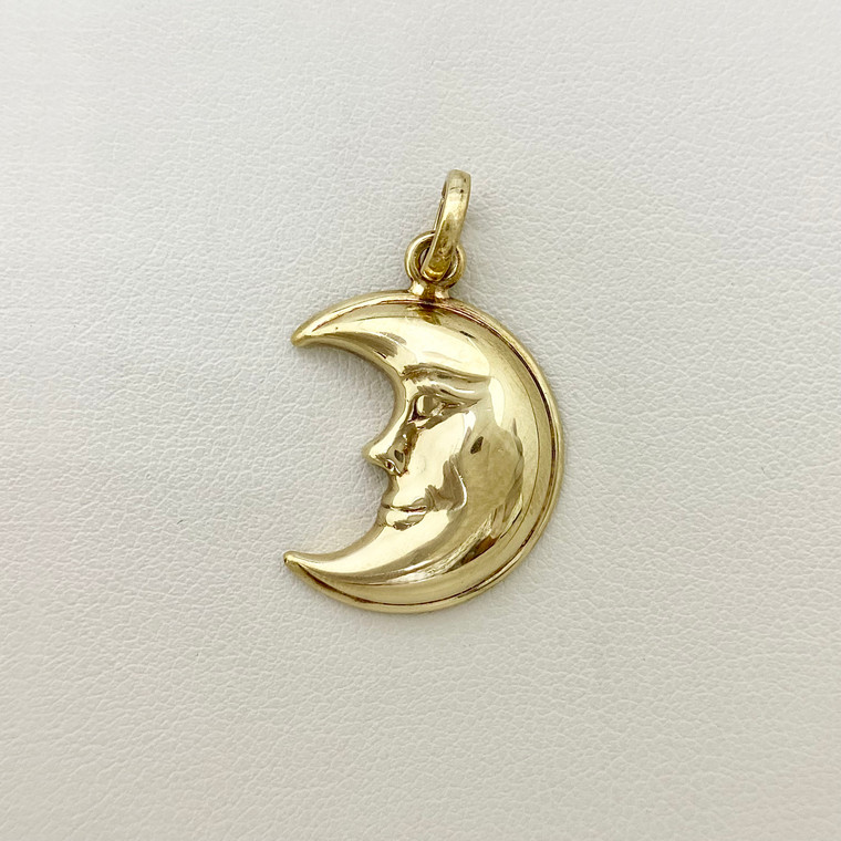 Moon Gold Pendant 18kt