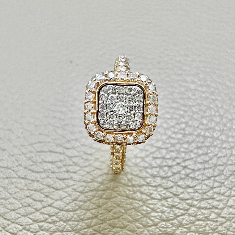 Cluster Diamond Ring 1.16tcw