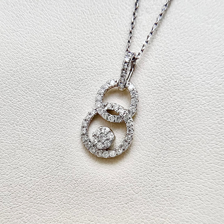 Diamond Pendant Necklace 0.38tcw