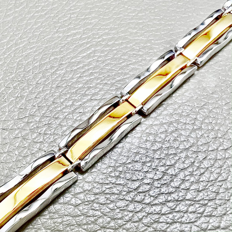 Two-Tone Gold Bracelet 23.50g