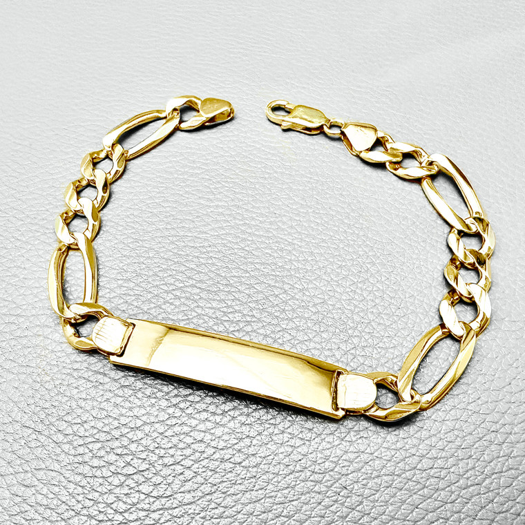 Figaro ID Bracelet 9.50mm 26.50g