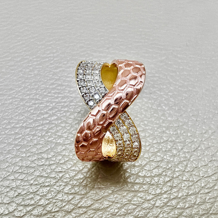 Cubic Zirconia Cocktail Ring