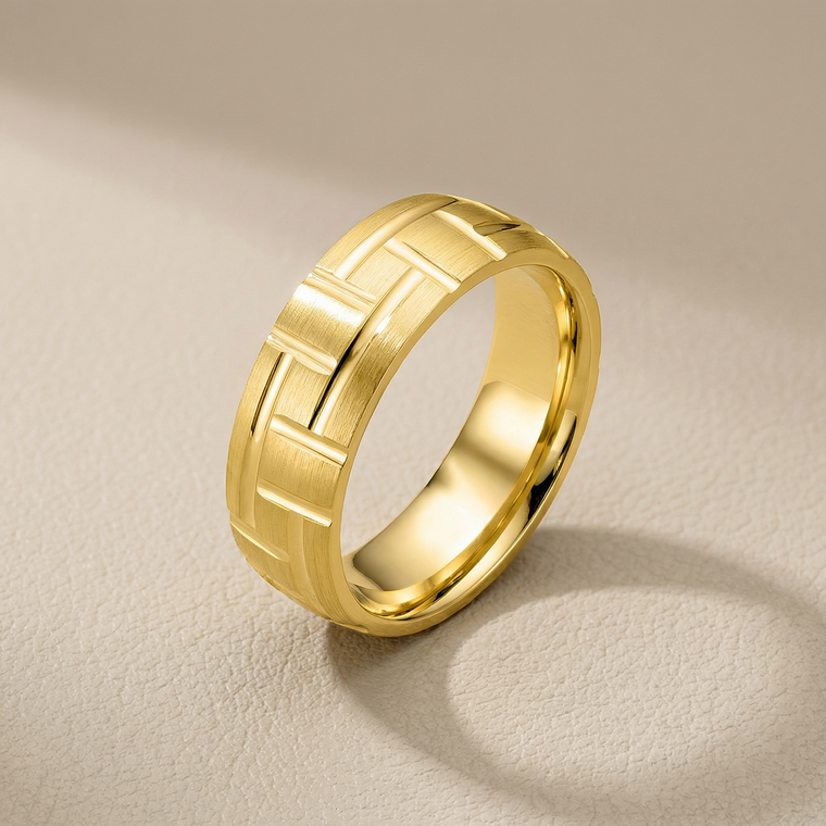 Striker Matte Wedding Band 7mm