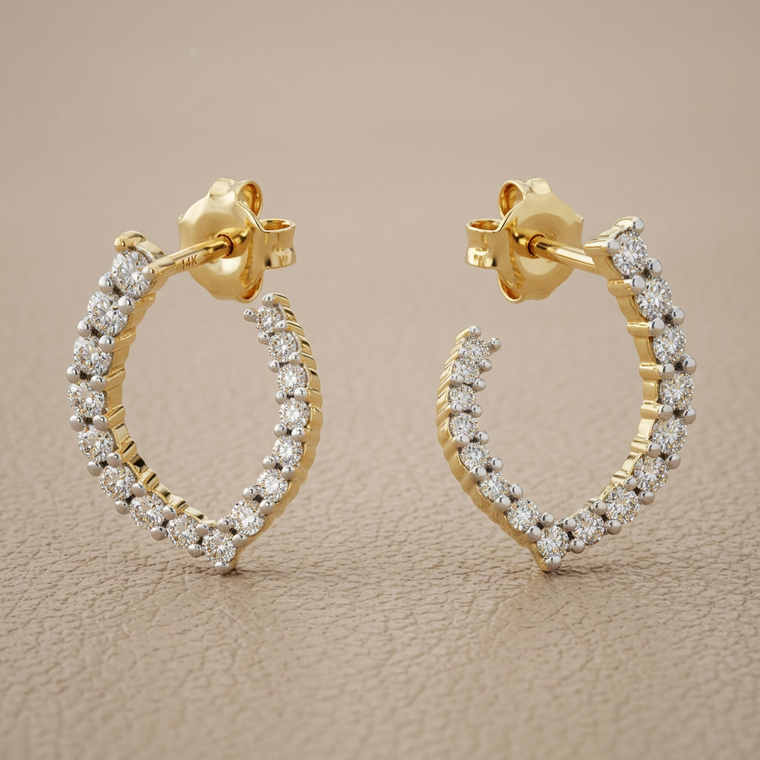 Diamond Stud Earrings 0.50tcw