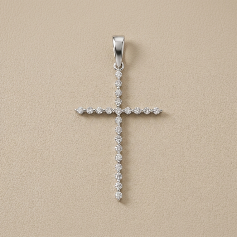 Diamond Cross Pendant 0.20tcw 0.65g