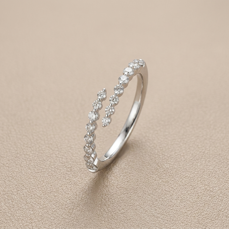 Open Diamond Ring 0.45tcw